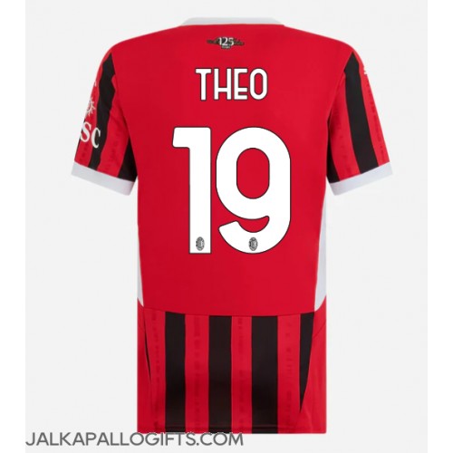 AC Milan Theo Hernandez #19 Kotipaita Naiset 2024-25 Lyhythihainen